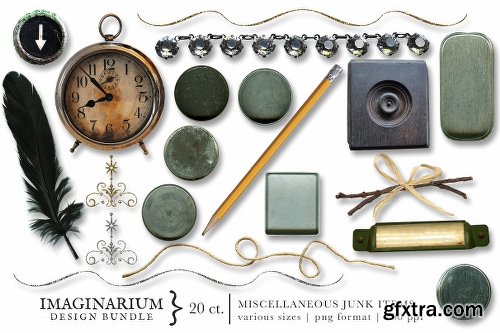 CreativeMarket Imaginarium Vintage Junk Graphics 2339341