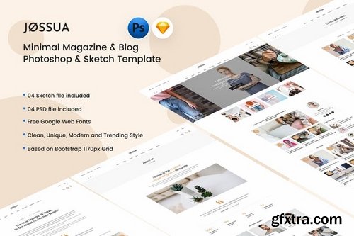 JOSSUA - Minimal Blog & Magazine Template