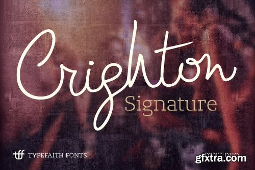 CreativeMarket Crighton + Lev Duo Font Pack 2748090