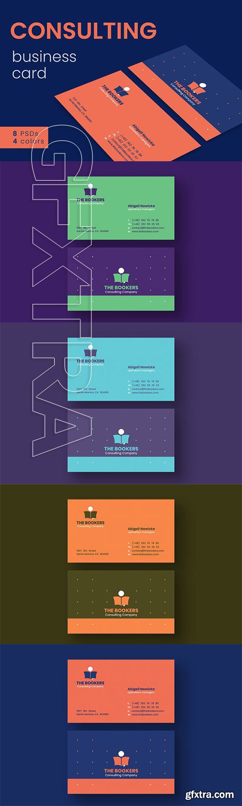 CreativeMarket - Consulting Business Cards 2850870