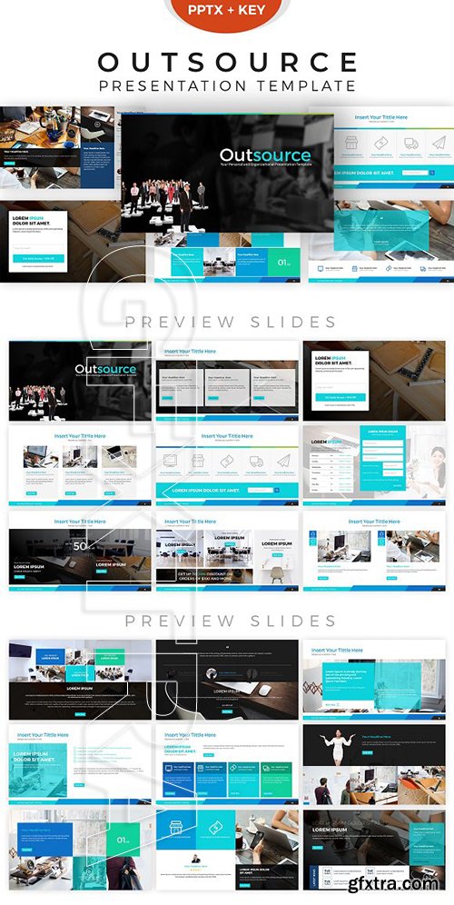 CreativeMarket - Outsource Presentation Template 2849799