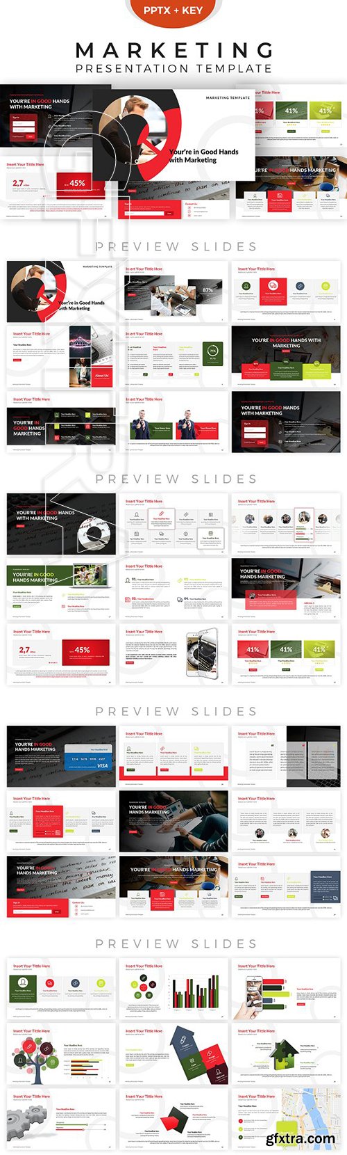 CreativeMarket - Marketing Presentation Template 2849878