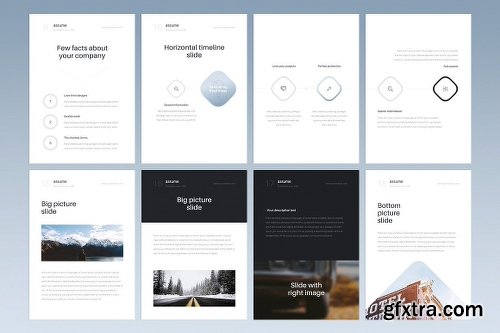 CreativeMarket A4 | 18 Vertical Templates Bundle 2137626