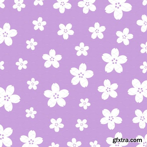 CreativeMarket 1,440 Floral Patterns in 60 Colors 2572449