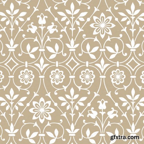 CreativeMarket 1,440 Floral Patterns in 60 Colors 2572449