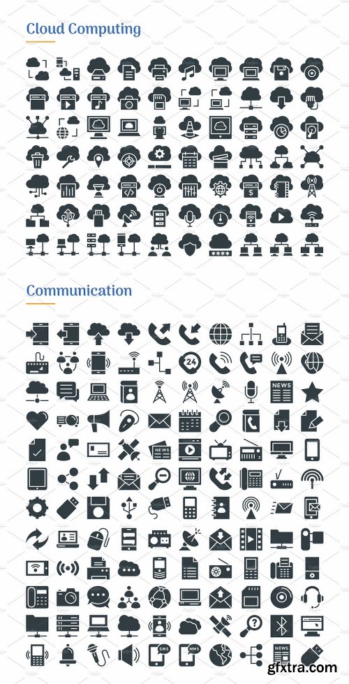 CreativeMarket 4830 Glyph Icons 2202738