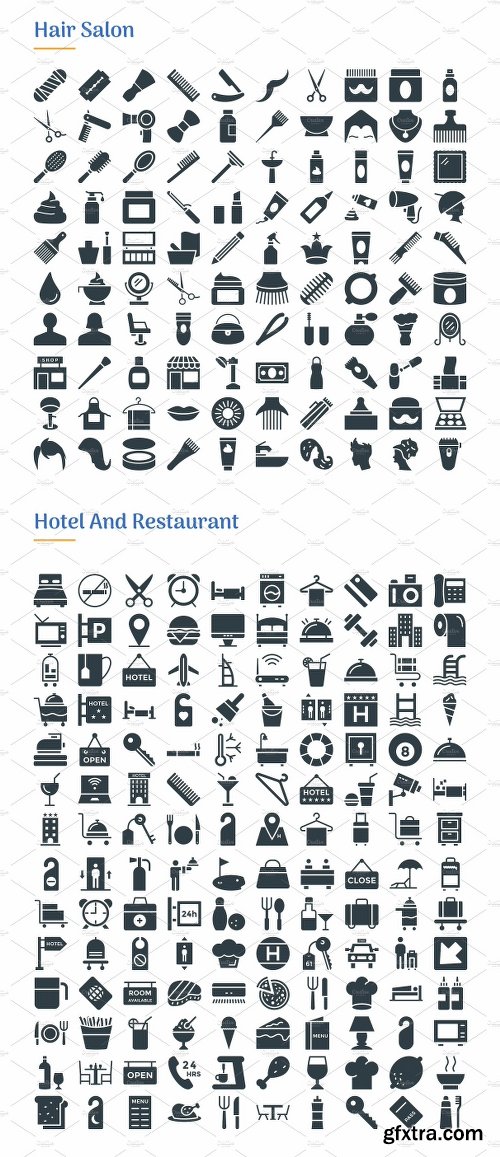 CreativeMarket 4830 Glyph Icons 2202738