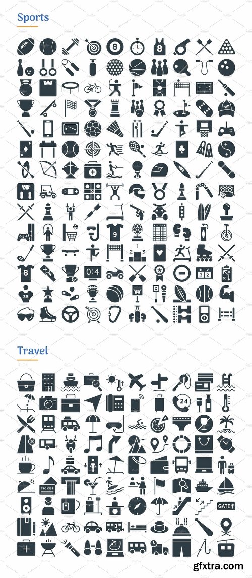 CreativeMarket 4830 Glyph Icons 2202738