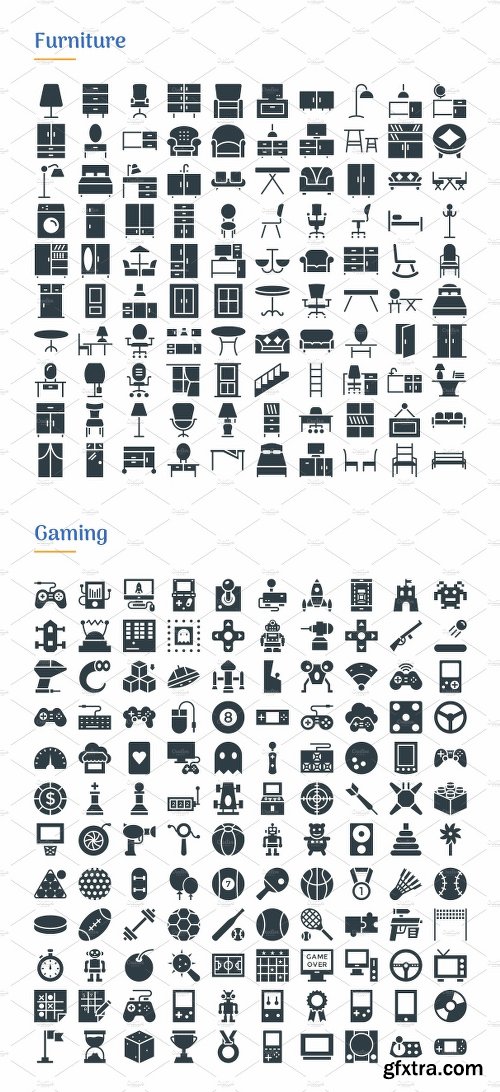 CreativeMarket 4830 Glyph Icons 2202738