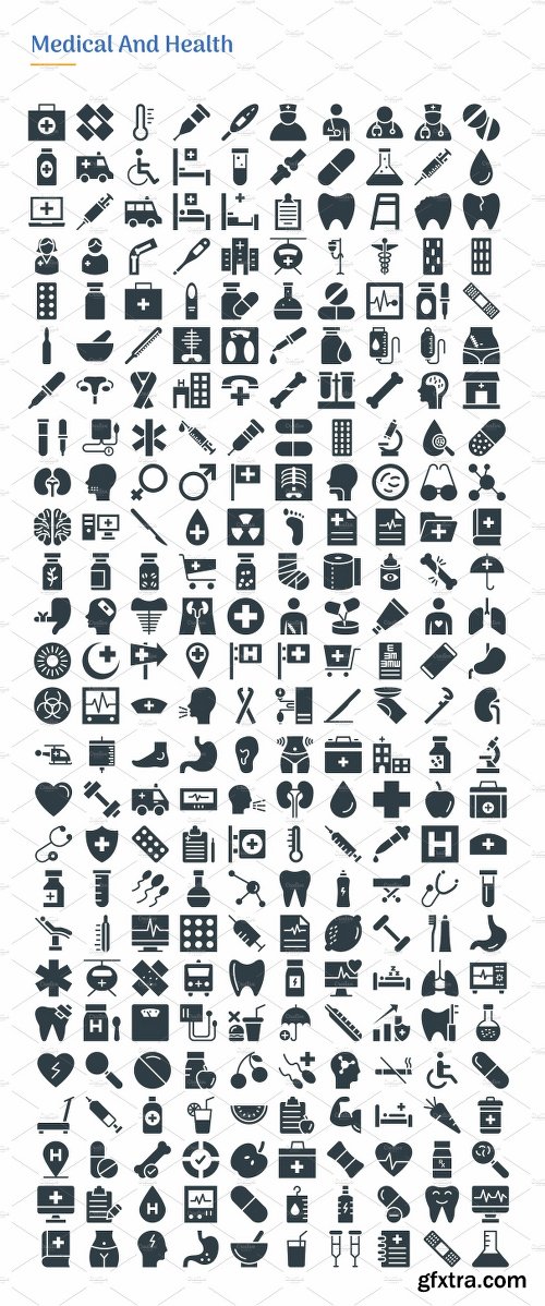 CreativeMarket 4830 Glyph Icons 2202738