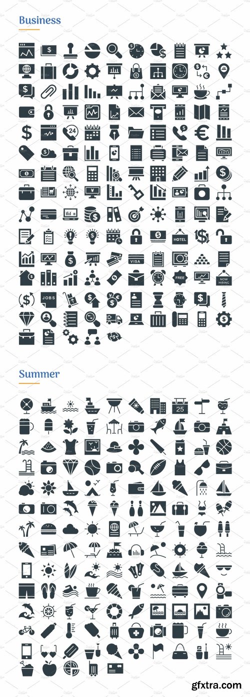 CreativeMarket 4830 Glyph Icons 2202738