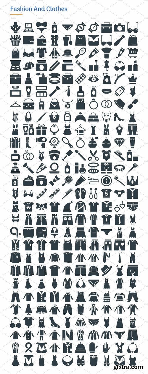 CreativeMarket 4830 Glyph Icons 2202738