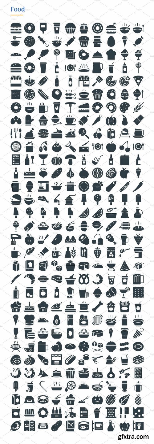 CreativeMarket 4830 Glyph Icons 2202738