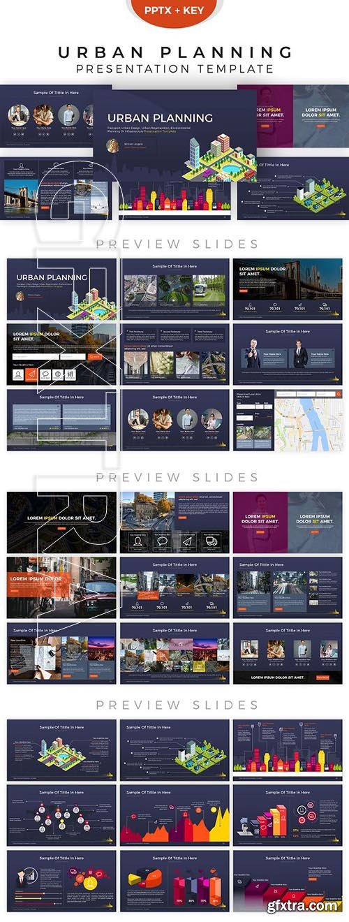 CreativeMarket - Urban Planning Presentation Template 2847071