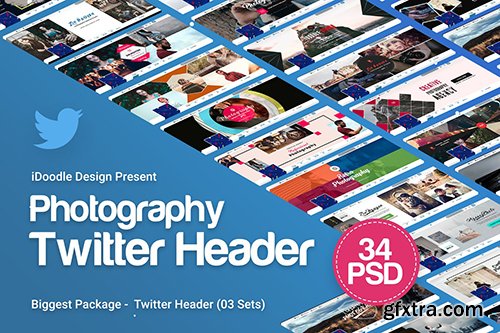 Photography Twitter Headers - 34 PSD