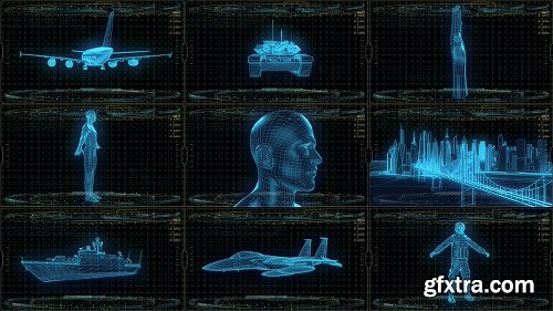 Videohive Sci-fi Interface HUD Package 3 22236281