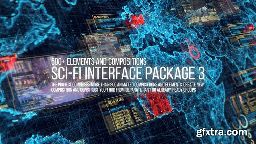 Videohive Sci-fi Interface HUD Package 3 22236281