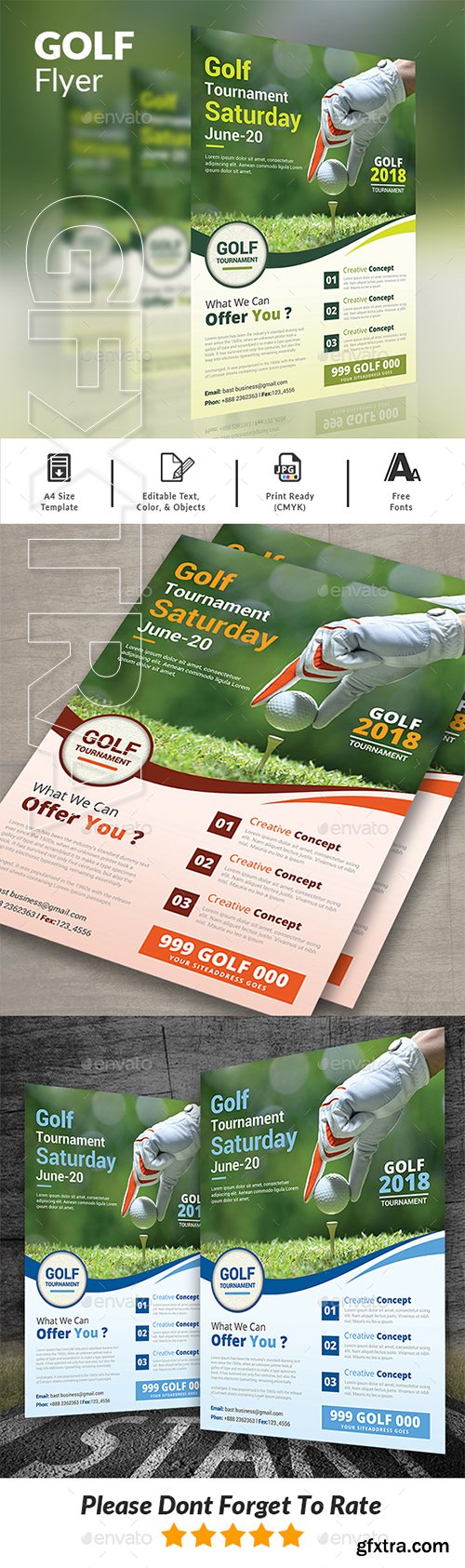 GraphicRiver - Golf Flyer 22471133