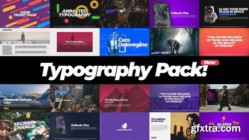 Videohive Typography Pack 22386437