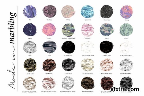 CreativeMarket 300 Modern Textures Bundle 2408833