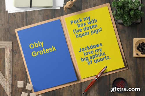 Obly Grotesk Font