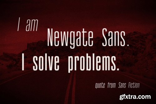 Newgate Family Font Family - 6 Fonts