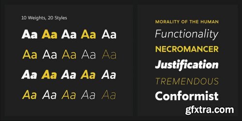 Marcher Font Family - 28 Fonts