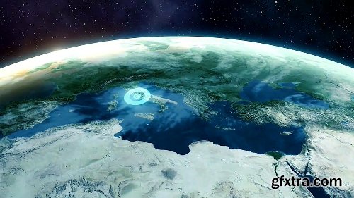 Videohive Zoom On Earth And Logo Reveal V2 22001651