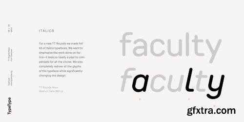 TT Rounds Neue Font Family - 54 Fonts