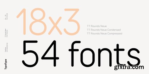 TT Rounds Neue Font Family - 54 Fonts