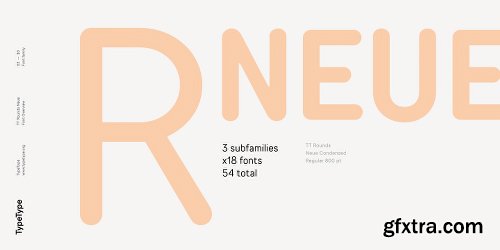 TT Rounds Neue Font Family - 54 Fonts