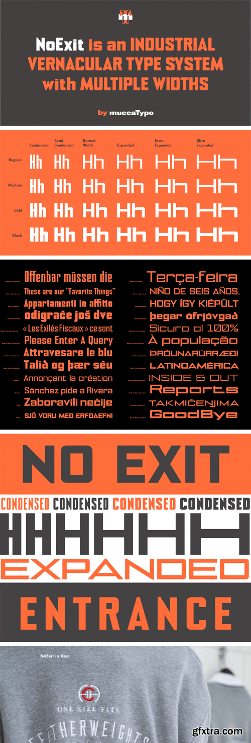 NoExit Font Family