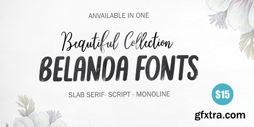 Belanda Font Family - 7 Fonts