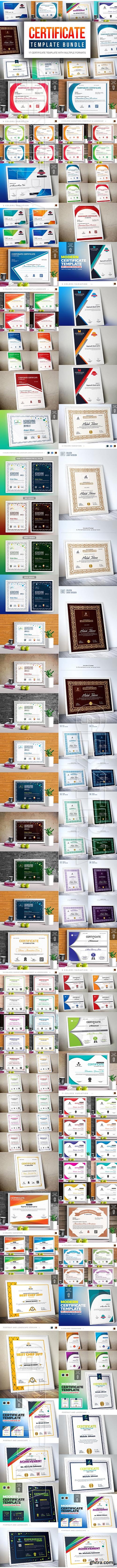 CreativeMarket - Certificate Template Bundle 2862321