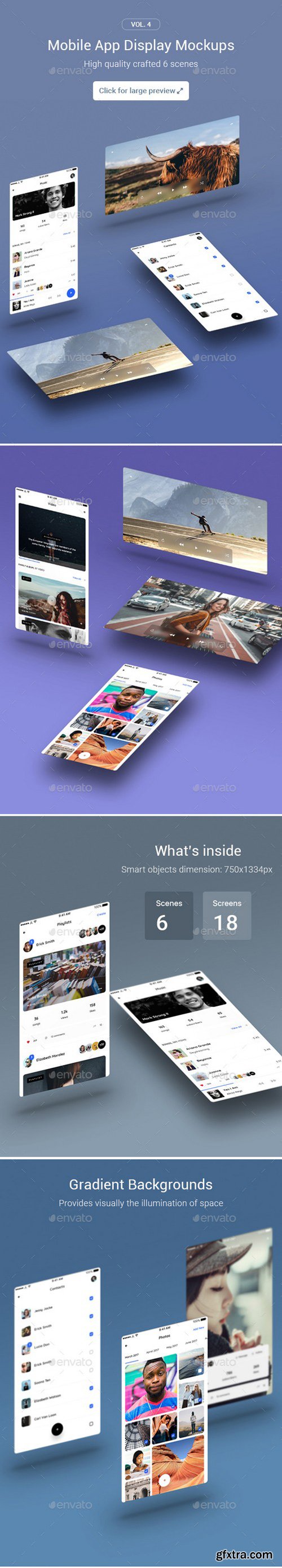 Graphicriver 22249698 Mobile App Display Mockups Vol4