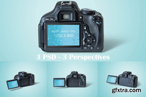 CreativeMarket DSLR Camera MockUp 2501613