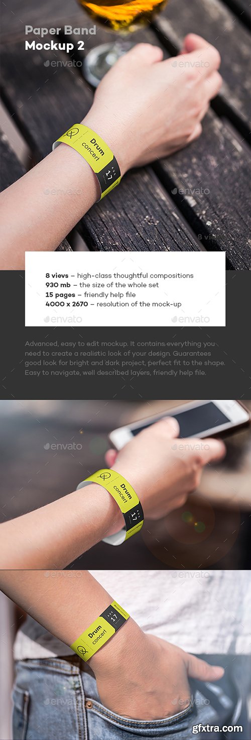 Graphicriver - Paper Band Mock-up 2 22483797