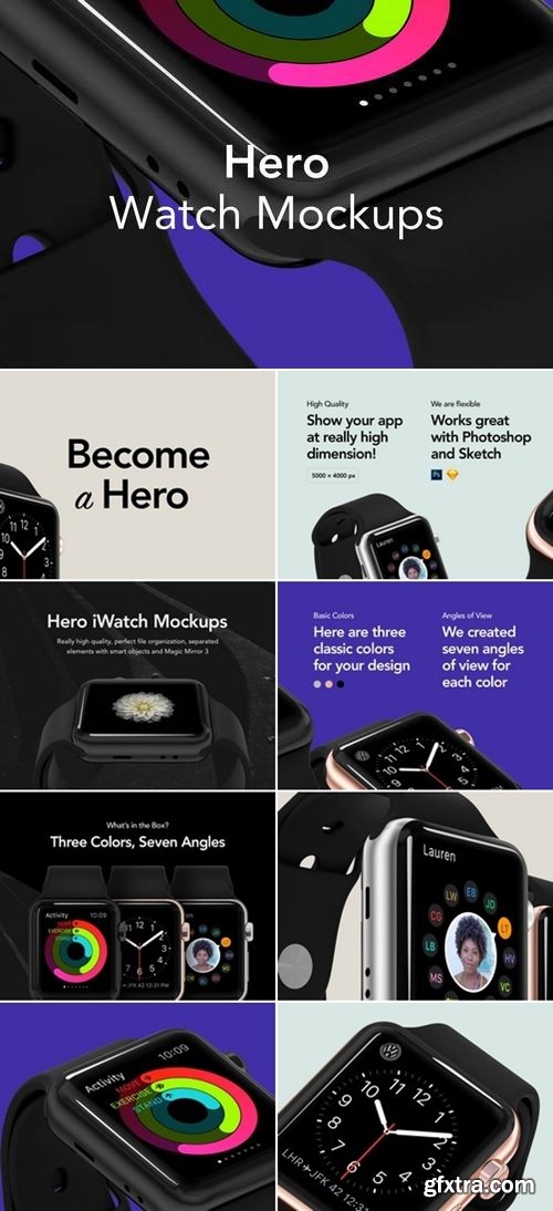 HERO Watch Mockups