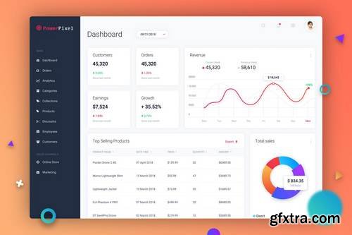 Dashboard UI Concept - Light Theme