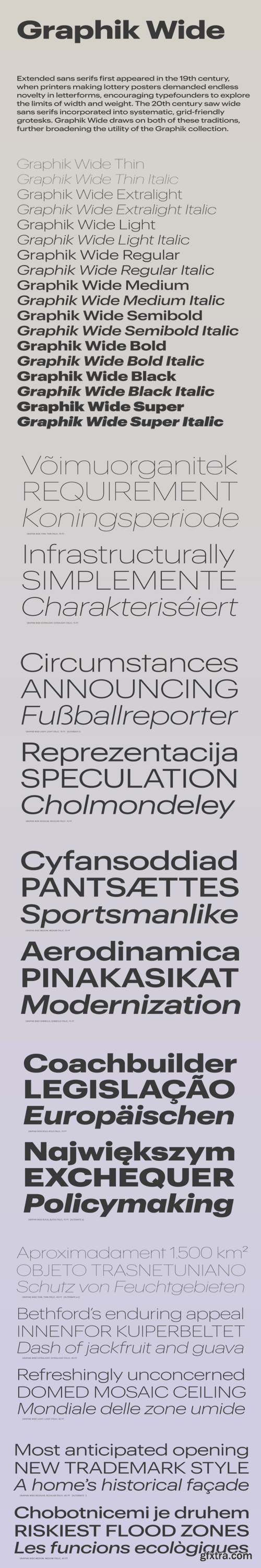 Graphik Wide Font Family