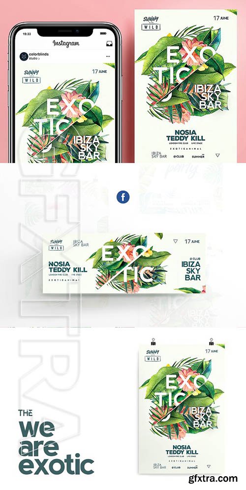 CreativeMarket - Exotic Flyer 2831075