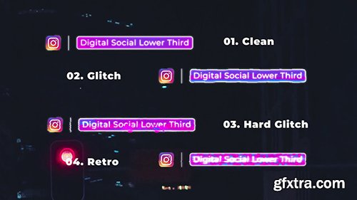 Digital Social Lower Thirds 100224