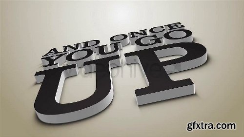 Videohive Kinetic Typography - 3D Lyrics - Two AE Projects 4409665