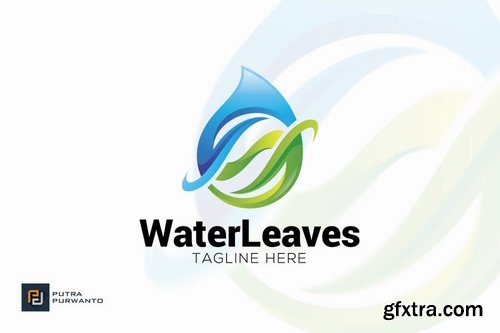 Water Leaves - Logo Template