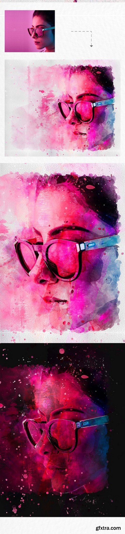 Graphicriver - Premio 2 Watercolor Photoshop Action 22256947