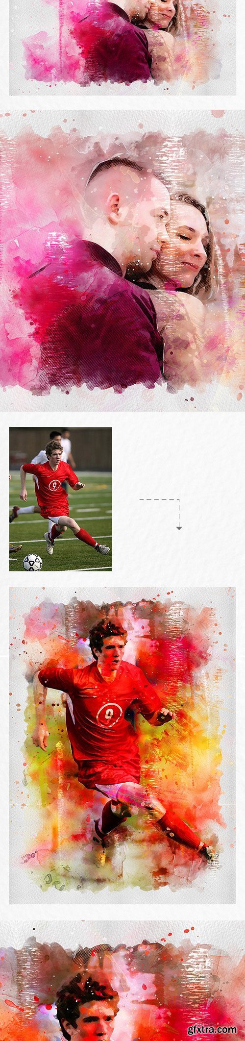 Graphicriver - Premio 2 Watercolor Photoshop Action 22256947