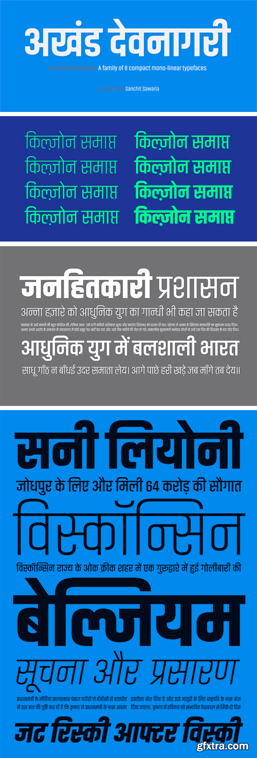 Akhand Devanagari Font Family