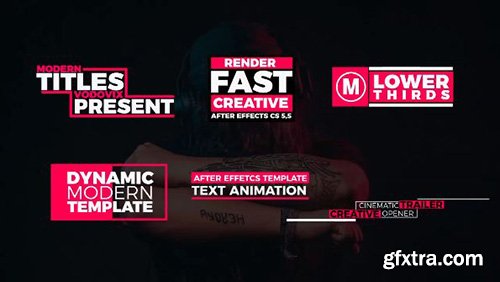 Titles Pack - After Effects 103498