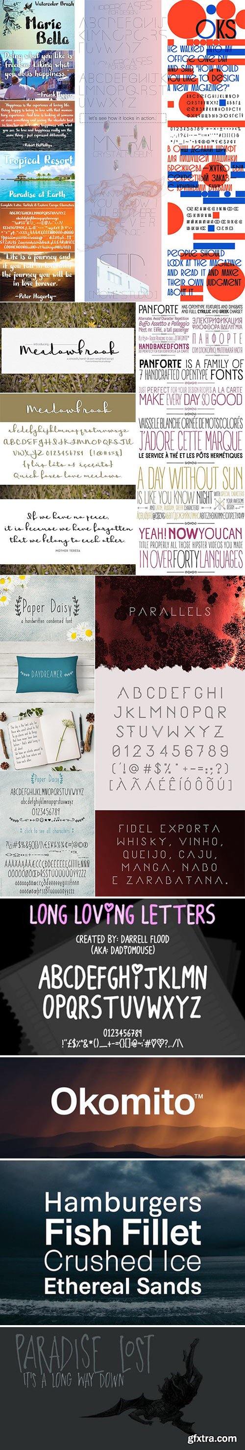 Mix Fonts Bundle 43