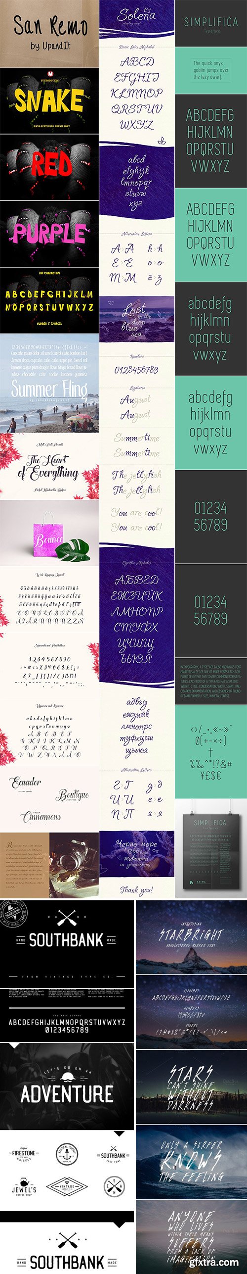 Mix Fonts Bundle 45